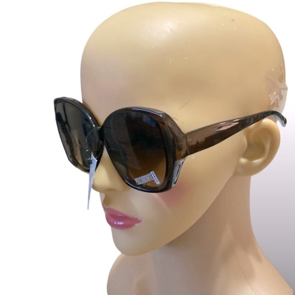 Oversized Sunglasses Dark Goth Brown Streetwear BALLETCORE Casual NWT - Picture 5 of 12